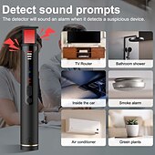 levne Bezpečnostní snímače a alarmy-Detektor skryté kamery s infračervenou noční detekcí, vyhledávač štěnic, skener RF signálu pro bezdrátové audio štěnice, GPS tracker detektor pro cesty, hotel &amp;zabezpečení soukromí airbnb