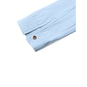 olcso Vakáció-Férfi Ing Vászon ing Nyári póló Stranding Tömör szín Hétköznapi Vakáció Medence Fekete Fehér Khakizöld Hosszú ujj Mandarin gallér Nyár Tavasz Ruházat Fodrozott