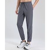 cheap Bottoms-Men's Outdoor Pants Cargo Pants Hiking Pants Trousers Summer Spring Autumn / Fall Outdoor Tailored Fit Waterproof Quick Dry Breathable Pants / Trousers Drawstring Pocket Elastic Waist Grey Hunting