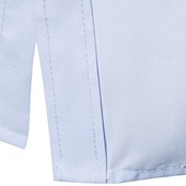 お買い得  メンズボタンダウンシャツ-男性用 シャツ ドレスシャツ ボタンダウンシャツ 純色 アウトドア ビジネス ブルー ブラック ホワイト ピンク 長袖 折襟 夏 春 衣類 ボタン