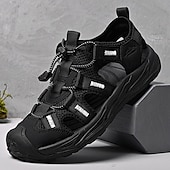 billiga Utomhussandaler-herrsandaler med stängd tå, andningsbara, snabbtorkande sportskor för utomhusbruk, robusta, vardagliga skor för män, perfekta för vandring, promenader, resor och helgäventyr