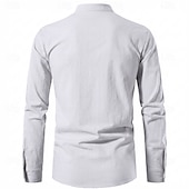  Médiéval Renaissance Chemise Manches longues Pirate Viking Déguisement Homme Halloween Carnaval Performance LARP Foire de la Renaissance Adulte Chemise