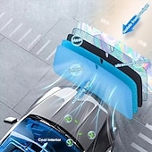 baratos Para-sóis e Viseiras para automóveis-Para-sol holográfico refletivo a laser para para-brisa de carro, com proteção UPF 50+, bloqueia raios UV. &amp;Protetor térmico, universal, compatível com a maioria dos carros, SUVs e caminhonetes,