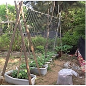 cheap Garden &amp; Urban Farming-Garden Climbing Net Trellis Netting Heavy-Duty Plant Support Stand for Flowers Vegetable Vine Orchard Gardening Tools