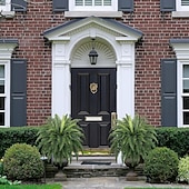 economico Piante e Verde Artificiale-Cespuglio artificiale di felce di Boston da 89 cm, grande, resistente ai raggi UV, dall'aspetto realistico, con 38 fronde naturali, ideale per decorazioni interne ed esterne, patio, veranda, giardino, matrimoni e ufficio.