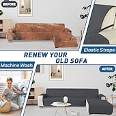 voordelige Bankhoes-Waterdichte antislipmat voor huisdieren op de bank, duurzame chaise longue hoes, bankbeschermer, vlekbestendige meubelhoes voor honden en katten, geschikt voor de woonkamer, alle seizoenen.