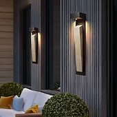 abordables appliques murales extérieures-Intérieur LED Appliques Murales Extérieures Appliques Murales Intérieures Extérieur Métal Pierre Applique murale IP44 110-120V 220-240V