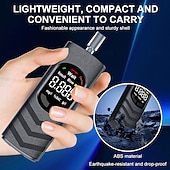 abordables Alarmas de coche-Alcoholímetro profesional, sensor electroquímico de celda de combustible de alta precisión, detector de alcohol digital portátil, recargable por USB tipo C para uso personal. &amp;uso doméstico