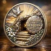 Недорогие 250-летие США-Памятная монета «Нет большей любви» в честь воскресения Христа, посвященная Пасхе, триумфу и жертве Христа, вдохновляющая христианская коллекционная медаль, подарок для верующих.