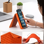 baratos Arrumação e Organização-Suporte de silicone para celular com estrutura de alumínio, flexível e dobrável, que se adapta a qualquer formato, com ajuste multiangular para celulares e tablets. &amp;dispositivos pequenos