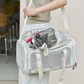 Недорогие Дорожные товары для собак-портативная вместительная расширяемая сумка-переноска для животных