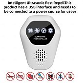 billige Innendørs insektkontroll-ultralyd skadedyravviser plug-in, elektronisk innendørs skadedyrbekjempelse for mus, rotter, insekter, kakerlakker, edderkopper, maur, mygg, intelligent 360° skadedyravviser, stillegående &amp;trygt for