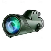 cheap Rangefinders &amp; Telescopes-12x50 High Power Monocular Telescope with Smartphone Adapter and Tripod, BAK4 Prism FMC Lens Waterproof Monocular for Adults, Bird Watching Hunting Camping Wildlife Hiking Traveling