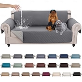 cheap Sofa Cover-100% Waterproof Couch Covers Sofa Covers for Dogs Couch Protector Triple Non-Slip Sofa Slipcover for 3 Cushion Couch Furniture Protector for Pets, Kids,Dog