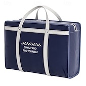 abordables Bacs, paniers à linge-Boîtes de rangement pliables grande capacité pour vêtements, style classique bleu, poignées résistantes et fermeture éclair, organisateur de rangement multifonctionnel pour placard et sous-lit pour