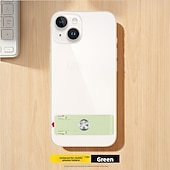 tanie Uchwyt na telefon-Zestaw 2 podstawek do telefonu komórkowego, ultracienki metalowy stojak na tył telefonu, składany, regulowany uchwyt pionowy/poziomy do iPhone'a 17 16 15, Samsunga, uniwersalny, minimalistyczny,