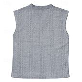 cheap Tank Tops-Men's T-Shirt Outfits Tee Top Sleeveless V Neck Spring &amp; Summer Summer Spring Knitwear Hawaiian Designer Knitted Casual Daily Home White Top Tee for Men