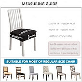 ieftine husa de scaun-Husa scaunului rezistent la apa pentru sufragerie bucatarie husa scaun jacquard elastic husa scaun detasabila lavabila anti-praf huse de protectie perna scaunului scaunului