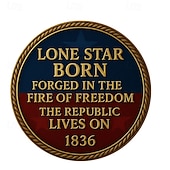 billiga U.S. 250-årsjubileum-Republiken Texas minnesmynt, Lone Star född 1836-1845, patriotisk medalj med Texas stjärna, flaggor &amp;historisk hyllning, samlargåva för historieentusiaster