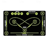 cheap Area Rugs-Hockey Training Mat Diatomite Non-Slip American Sports Floor Mat for Indoor Practice and Exercise