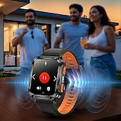 economico Smartwatch-Smartwatch robusto da uomo con torcia, smartwatch militare per attività all'aperto con chiamate Bluetooth, 2 cinturini, monitoraggio del sonno, oltre 100 modalità sportive, orologio fitness