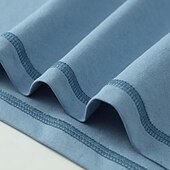 billige Casual T-skjorter for menn-Herre T skjorte Kortermet skjorte T-skjorte Kortermet Crew-hals Sommer Vår Helfarge Gatemote Stilfull Fritid Fort Tørring Tynn Daglig utendørs Feriereise Lysegrå Topp T-skjorte for menn