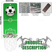 abordables Match de Football Mondial 2026-Ouvre-bouteille magnétique amusant en forme de ballon de foot/basket pour le frigo ou le mur, ouvre-bouteille mural avec filet de récupération des capsules, cadeau sportif original pour papa, petit