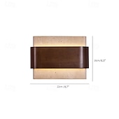 abordables Appliques murales d'intérieur-Applique murale lumineuse à double éclairage, style wabi-sabi médiéval – idéale pour une chambre, un salon ou un couloir. 110-240 V