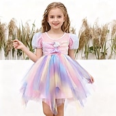 cheap Girls' Costumes-Princess Dress Cosplay Costume Outfits Movie Fashion Cute Tutus for Girls' Kid's Masquerade Daily Holiday Comic Con