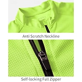 Недорогие Мужские джерси-Муж. Велокофты Лоскутный узор С короткими рукавами Велоспорт Джерси Верхняя часть с 3 задними карманами Устойчивость к УФ Быстровысыхающий Задний карман Впитывает пот и влагу Виды спорта