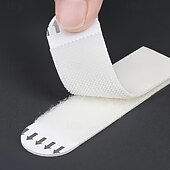 Недорогие Улучшение положения семей-72 универсальных полиамидных полоски для подвешивания картин, не требуют сверления, снимаются с обеих сторон, обеспечивают прочную клеевую фиксацию, долговечны и водонепроницаемы, идеально подходят