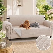 cheap Sofa Cover-100% Waterproof Couch Covers Sofa Covers for Dogs Couch Protector Triple Non-Slip Sofa Slipcover for 3 Cushion Couch Furniture Protector for Pets, Kids,Dog