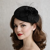 preiswerte Fascinators &amp; Hüte-Elegant Retro Vintage Fascinator-Hut Faszination Kate Middleton Kostüm Damen Maskerade Party / Abend Junggesellinnenabschiedsparty Erwachsene Hut