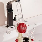 お買い得  浴室用収納棚-角度調整可能な吸盤式シャワーヘッドホルダー6個セット（穴あけ不要の壁掛け式ユニバーサルタイプ）、穴あけ不要の吸盤、ユニバーサル対応、耐久性のあるプラスチック製、省スペース設計