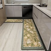 voordelige Hardlooppakken-Keukenloper in Amerikaanse stijl, absorberend, oliebestendig, antislip, vuilafstotend en gemakkelijk schoon te maken, gemaakt van diatomeeënaarde.