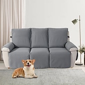 Недорогие Чехол для дивана-Водонепроницаемый чехол для дивана, нескользящий, эластичный жаккардовый, подходит для домашних животных, защищает от пятен, подходит для собак и кошек.