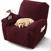 levne Kryt na psí pohovku-strečový potah na polohovací pohovku, protiskluzový potah na gauč, vhodný pro domácí mazlíčky, odolný proti poškrábání, pratelný chránič nábytku pro všechna roční období