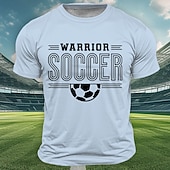 abordables T-shirts de sport et de gym-2026 International Soccer Cup Global Football Tournament Men's Warrior Soccer Text Graphic Half Ball Sporty Athletic Fan T-Shirt Short Sleeve Crew Neck Regular Fit Match Day Training Designer Clothing