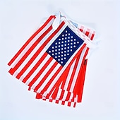 levne 250. výročí USA-40 amerických vlajek, bannery s americkou vlajkou, dekorace na 4. července, slavnostní dekorace, dekorace na párty, venkovní dekorace, dekorace na Den nezávislosti, bannery s americkými vlajkami ke
