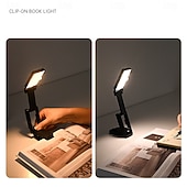 olcso Olvasólámpák-1 db 2 db hordozható összecsukható lámpa USB töltéssel, összecsukható LED asztali lámpa, energiatakarékos, újratölthető LED olvasólámpa