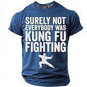  Herre Morsom T skjorte Kortermet T skjorte 3D-utskrift Crew-hals Skjorte Mote Designer Enkel Avslappet Daglig Fest Rød Sommer Vår Klær S M L XL XXL XXXL
