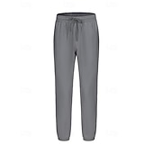 cheap Bottoms-Men's Outdoor Pants Cargo Pants Hiking Pants Trousers Summer Spring Autumn / Fall Outdoor Tailored Fit Waterproof Quick Dry Breathable Pants / Trousers Drawstring Pocket Elastic Waist Grey Hunting