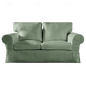 voordelige Sofadoek-Hoes voor 2-Zits Bank 100% Katoen Loveseat Hoezen Zacht en Ademend Stof voor Maximale Comfort