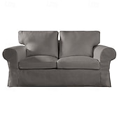cheap Sofa Cover-2 Seat Sofa Cover or  2 Seat Sofa Bed Cover with Cushion Covers and Backrest Covers For Ektorp Couch Slipcover Washable Furniture Protector  LITB PRIME cover Ektcover