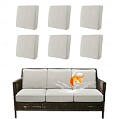 Недорогие Чехол для дивана-100% водонепроницаемые, не проливающиеся чехлы для уличных подушек, чехлы для диванов, эластичные чехлы для подушек садовых кресел, сменные чехлы для сидений, однотонные.