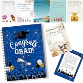  libretto di carte regalo per la sopravvivenza al college, libretto di carte regalo per la laurea 2026, formato 7 x 5 pollici, libretto organizer per la sopravvivenza, kit di assistenza per la partenza