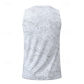 abordables Débardeurs-Homme Débardeur Gilet Sous-Vêtements T-shirt sans manches Sans manches Col ras du cou Été Printemps Uni Mode Léger Classique Séchage Rapide Salle de sport Rue Sports Bleu Blanche bleu marine T-shirt