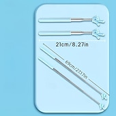 cheap Home Supplies-5pcs Retractable Teacher Pointers, Adjustable Finger Pointers, Mini Telescopic Classroom Pointers, Suitable for Elementary and Kindergarten Teachers, Classroom Supplies