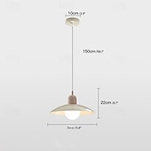 baratos Luzes pendentes-Luminária pendente nórdica de luxo, estilo moderno de meados do século XX, para celeiro; luminária pendente escandinava verde para teto; cúpula de metal; lustre grande estilo industrial para pia de