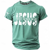  Per uomo Fede Maglietta Manica Corta maglietta Stampa 3D Girocollo Camicia Moda Designer Semplice Casuale Quotidiano Feste Rosso Estate Primavera Abbigliamento S M L XL XXL XXXL